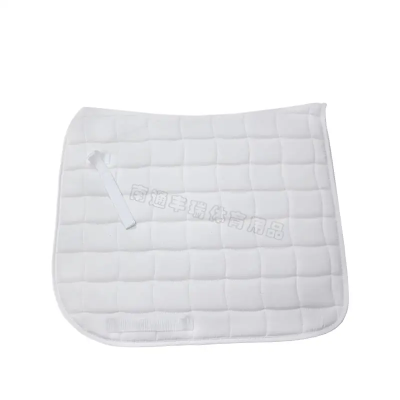 Equestrian Sweat Mat White Comprehensive Saddle Mat Absorb Sweat Breathable Shock Absorbing Equestrian Competition Riding