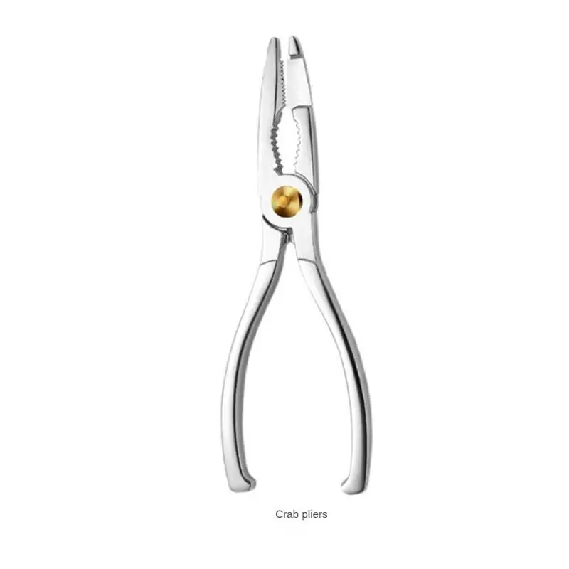 Description Picture 5 of itemCrab Crackers Picks Spoons Set Seafood Tool Sets Stainless Steel Crab Peel Shrimp Tool Lobster Clamp Pliers Kitchen Accessories