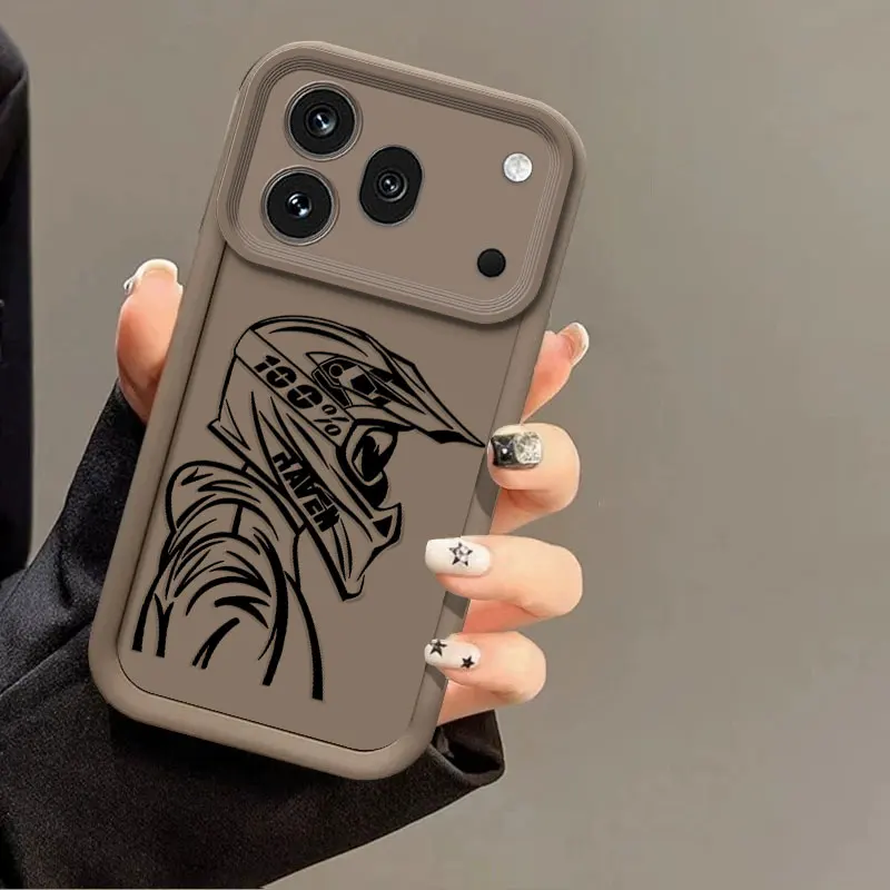 Flexible Silicone Shockproof Protective Case with Driver Print Pattern
