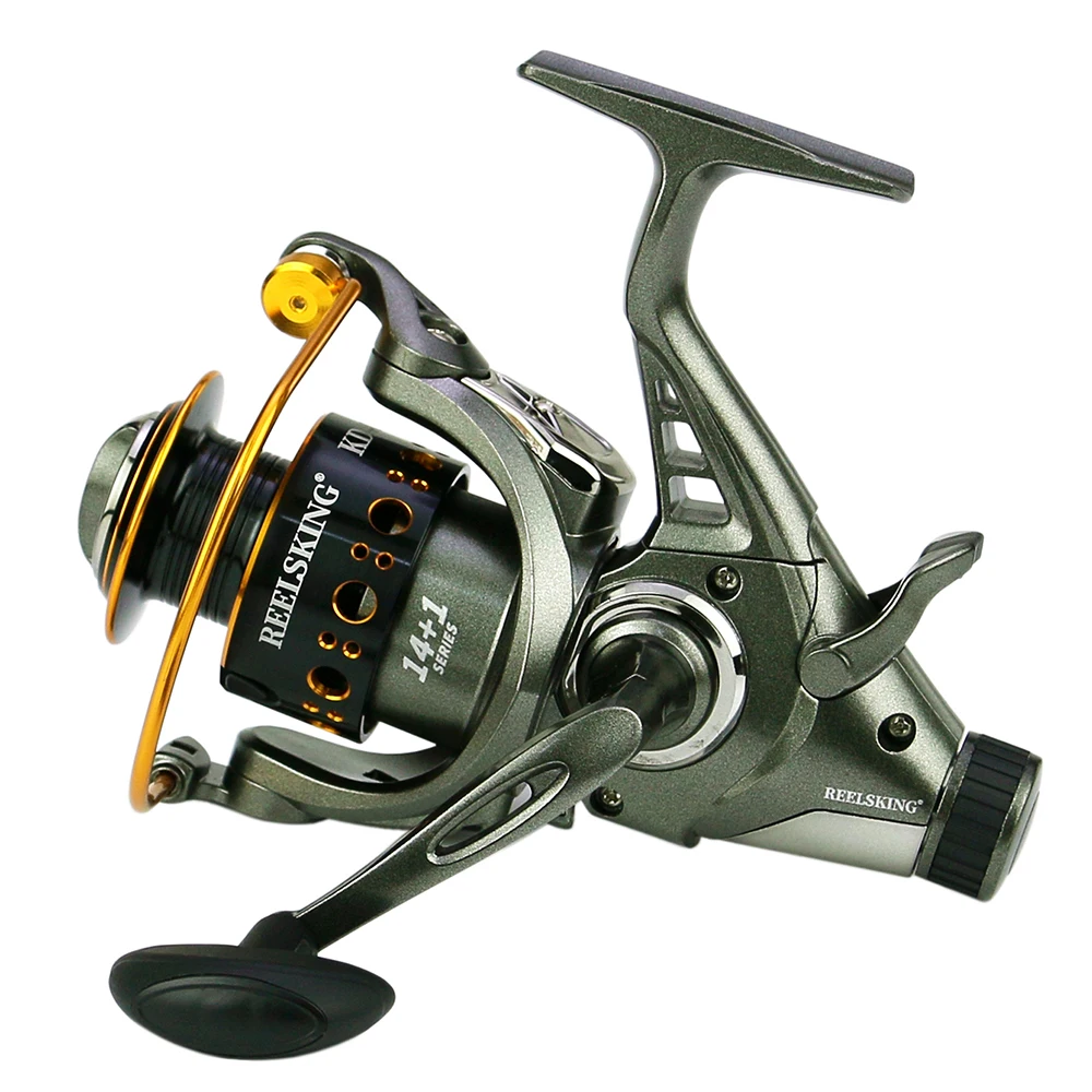 

Long Casting Saltwater Baitrunner Spinning Reels Smooth High Strength Fishing Reel Coil 3000 4000 5000 6000 Metal Line Cup