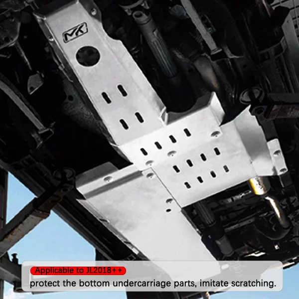 

Защитная крышка шасси автомобиля из алюминиевого сплава 8 мм JL1291 для Jeep Wrangler JL 2018 +