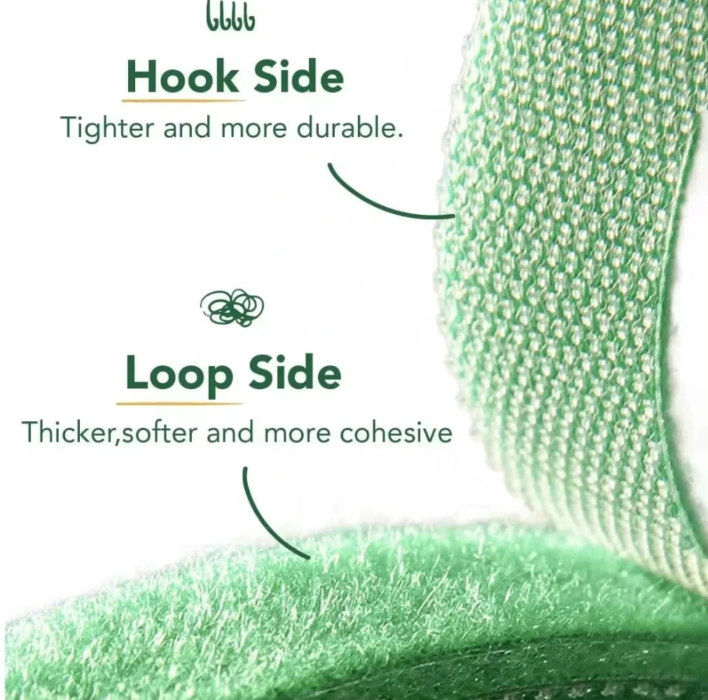 10M Nylon Plant Bandage Tie Reusable Plant Hook Loop Ties Green Fastener Tape Bamboo Cane Wrap Support Home Garden Accessories
