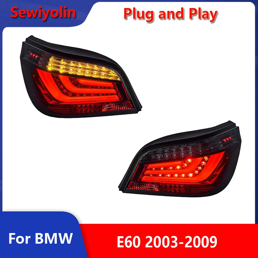 

Car Accessories Tail Lights For BMW E60 2003-2009 Led Lamp Plug And Play Driving Lamps DayLight DRL Brake DayLight Lamps IP67