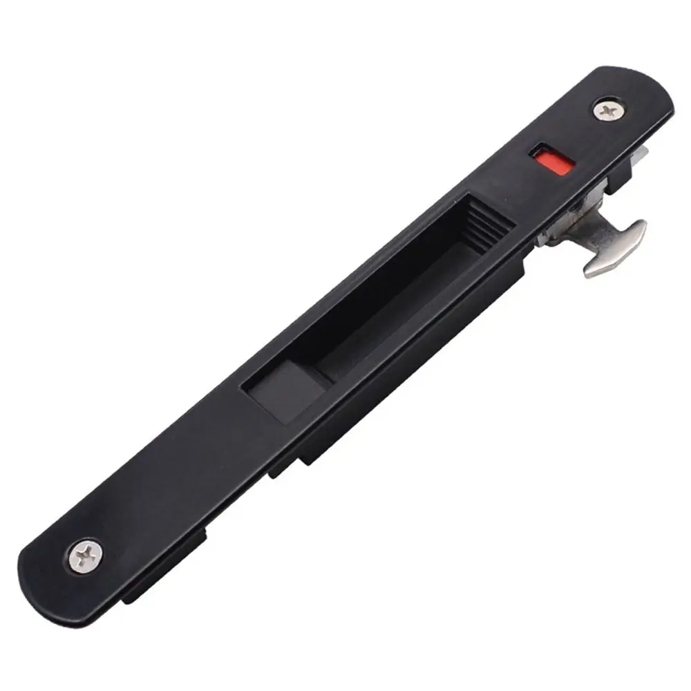 Sliding Door Lock Door Safety Lock Door Lock Durable Sliding Door Lock Hook 90 Type Window Latch Embedded Lock Zinc Alloy Door Handle