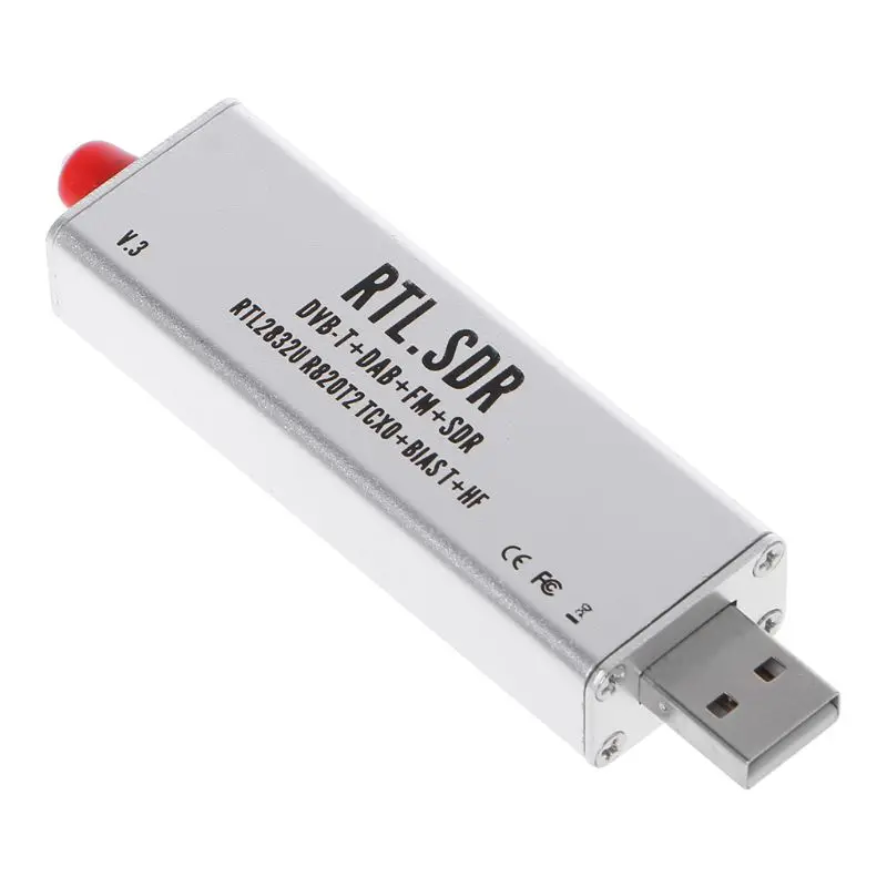 T28C 0.1Mhz-1.7Ghz Rtl-Sdr V3 Rtl2832U 1Ppm Tcxo Hf 바이어스 Sma 소프트웨어 정의 라디오
