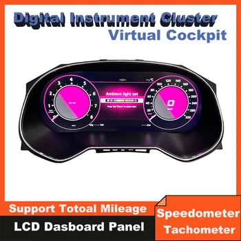 Medidor Carplay para SEAT Leon 5F 2013-2018 Panel de tablero Digital velocímetro cabina Virtual odómetro HDMI grupo de instrumentos 1