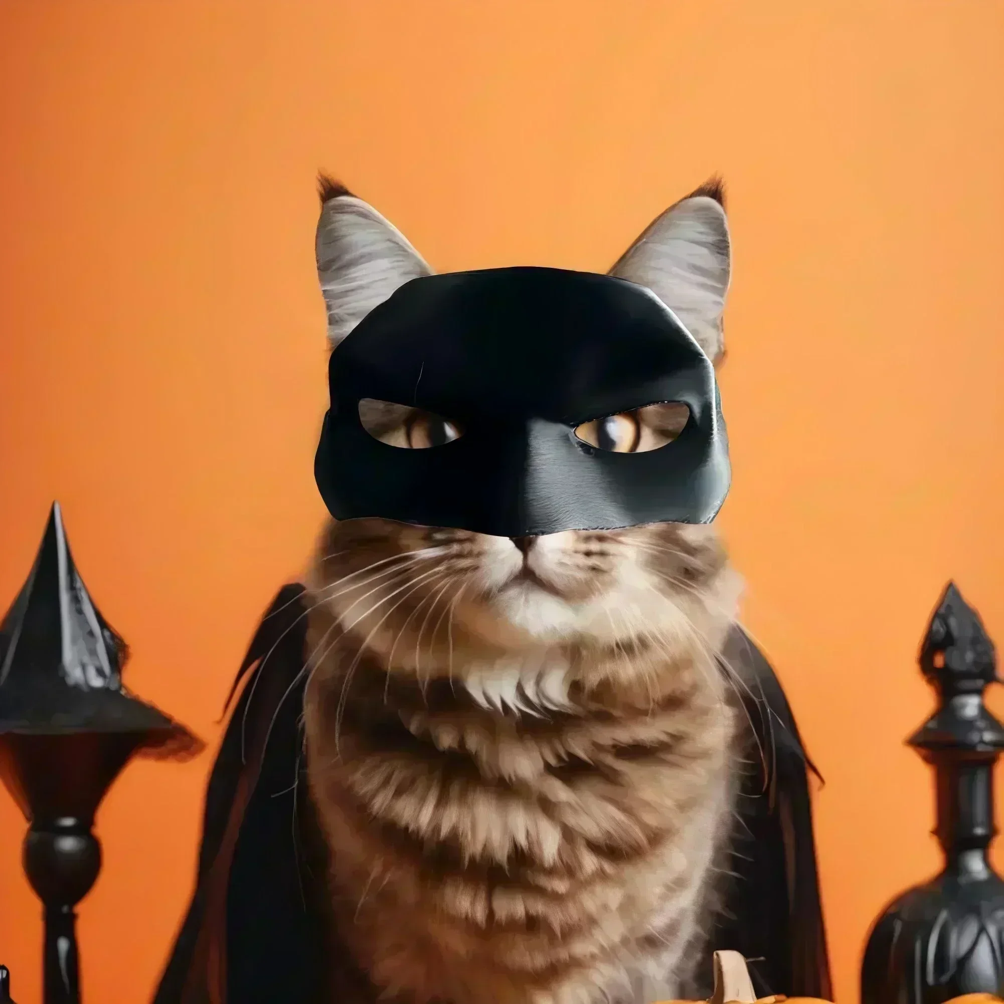 Cat Bat Man Mask Cat Avenger Mask Matte Cute Bat Superhero Toys Pet pet toys