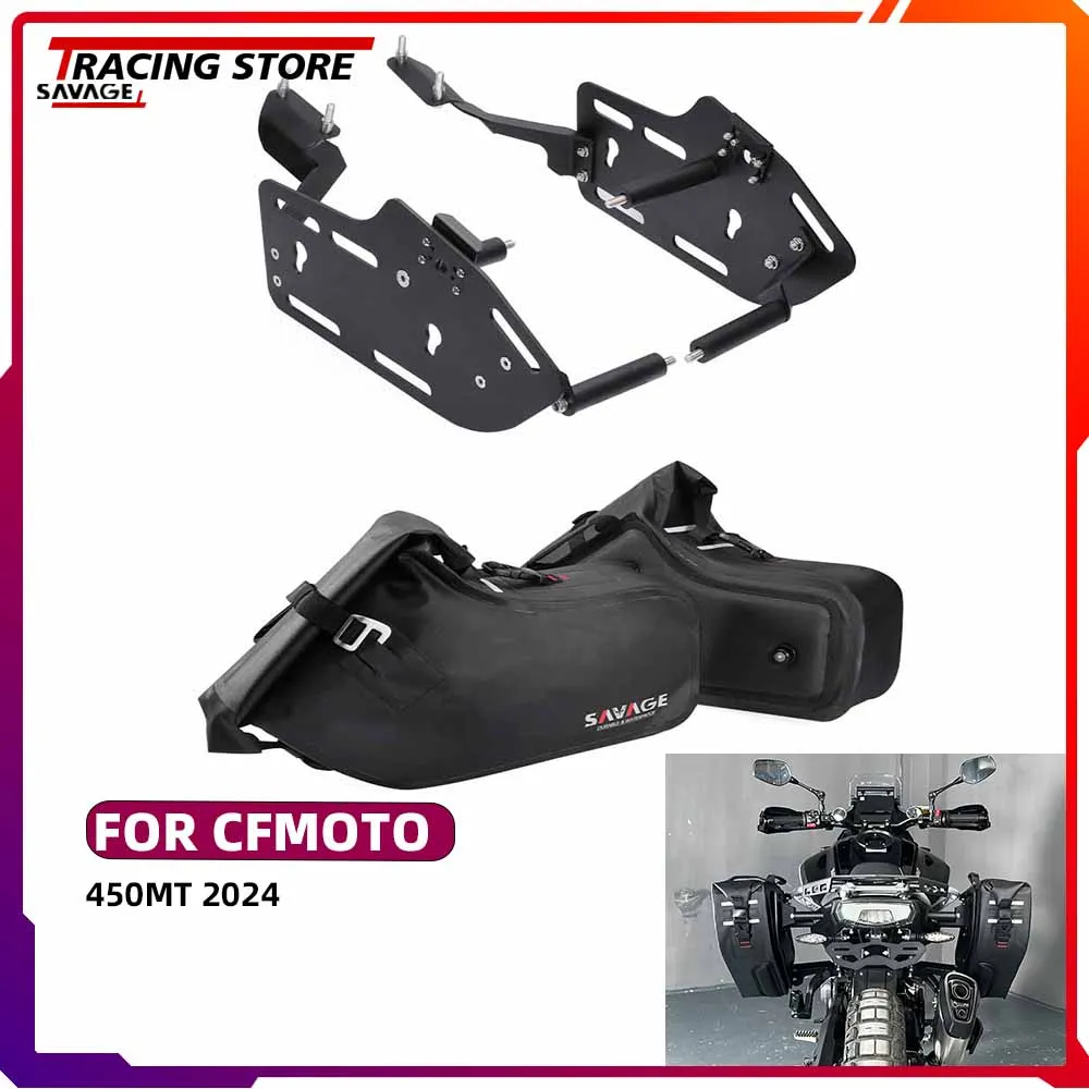 2024450MTLuggageRackSideBagsForCFMOTO450MTRearSaddlebag