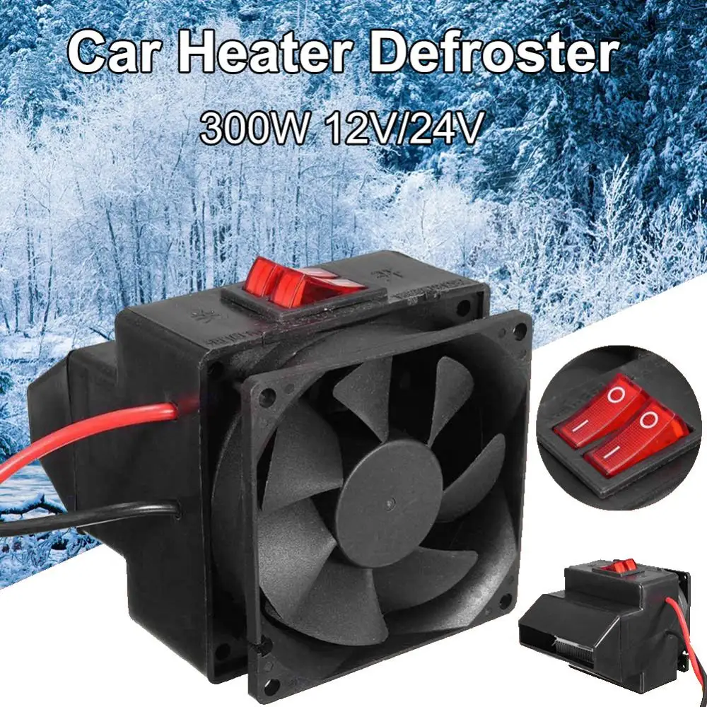 12V/24V 300W Winter Car Electric Heater Heating Fan Window Defroster Demister Air Conditioning Heat Parts