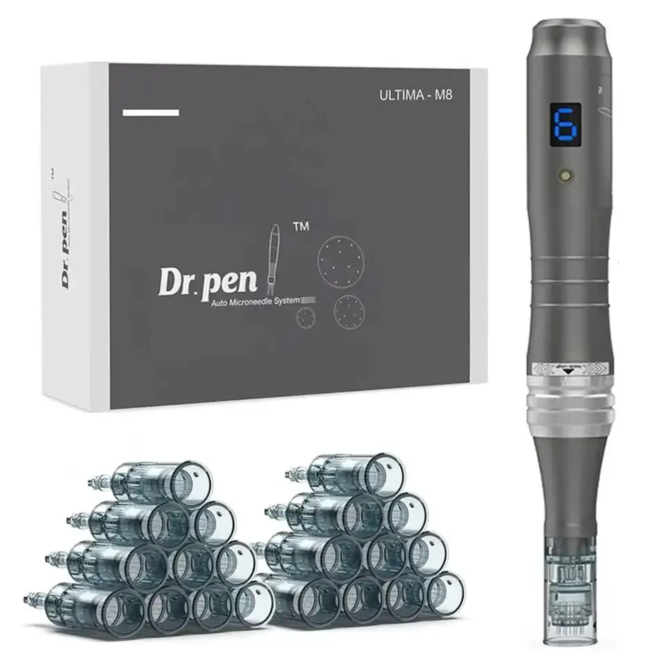 Dr pen Ultima M8 с 22 шт. картриджей