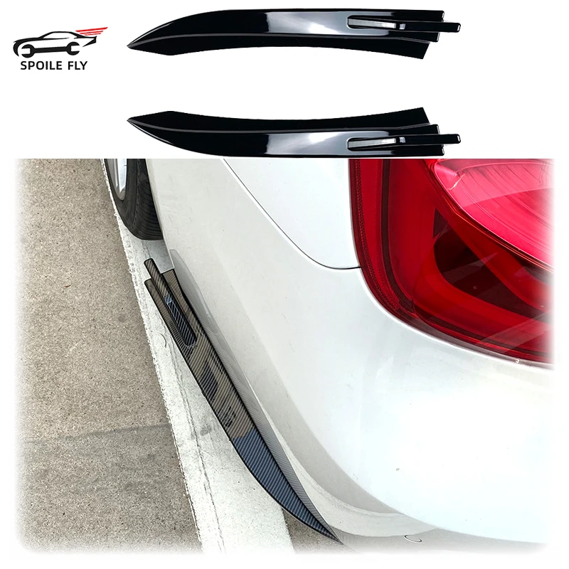 2013 A 2019 Per Bmw Serie 3 F30 320I 325I 330I M340I M-Tech Style Paraurti Posteriore Diffusore A Labbro Splitters Laterali Body Kit Da Abs