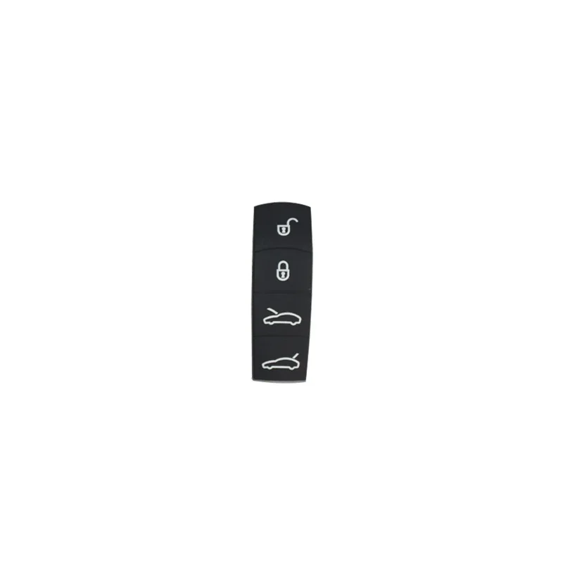 Car Remote Key For Porsche Boxster Cayenne Cayman Macan Panamera 911 Car Remote Key Button Replacement Silicone Key Button Pad