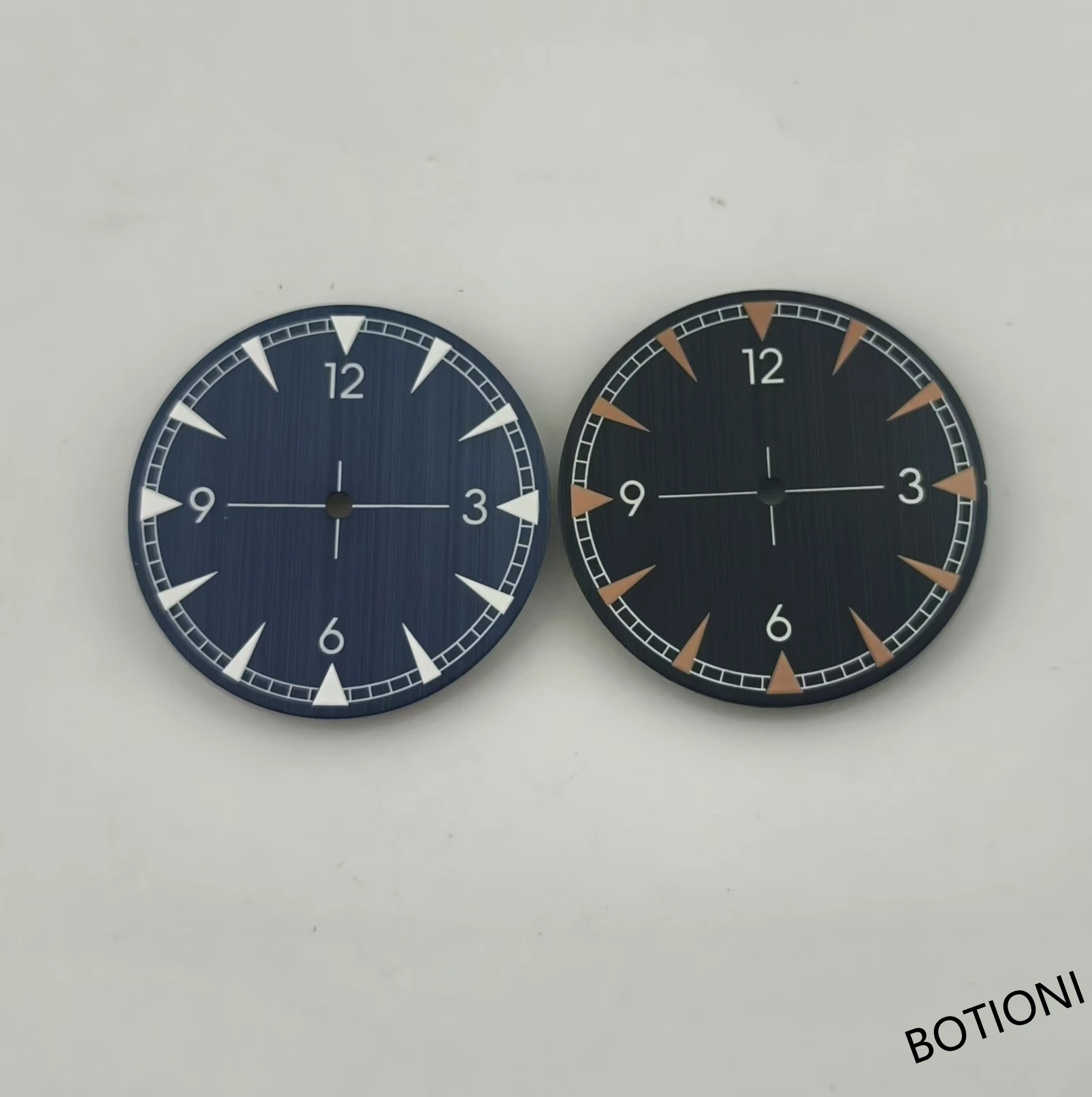 BOTIONI 33.2 ملم أسود أزرق أخضر فضي ساعة مينا مضيئ...