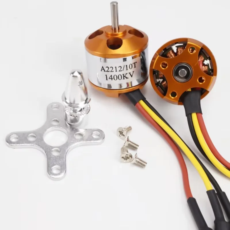 Moteur KV3500 avec connecteur doré, stator visible et aimants puissants pour une fiabilité optimale.