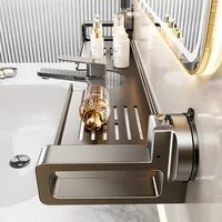 Bathroom Storage Suction Cup Shelves