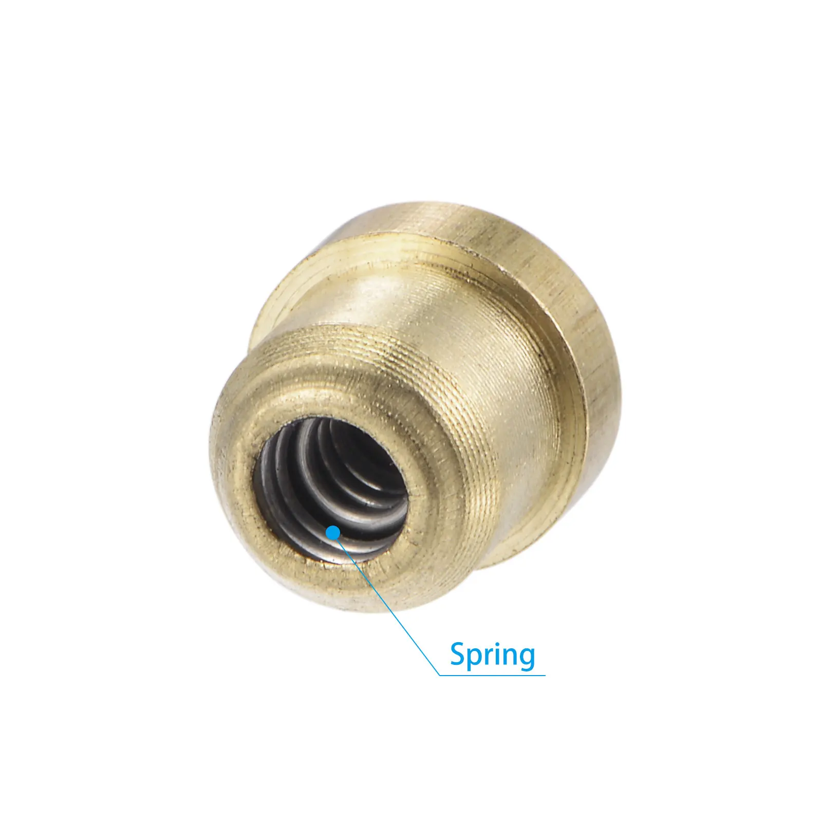 Uxcell 4Pcs Press fit ball oiler Brass Push Button oiler for Gas Engine Motor Oil Grease oil cup 5mm for Lubrication System 4
