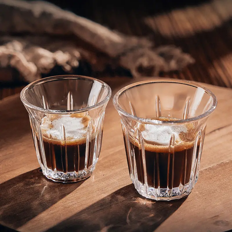 Ins Mini Coffee Glass Dirty Coffee Cup Latte Cup Espresso Cups Nespresso  Capsule Shape Tempered Glass Mugs Coffee Cups Glass - AliExpress