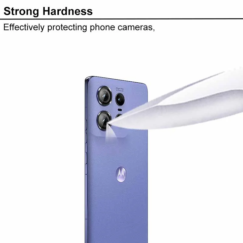 3D Curved Camera Protective Glass with Metal Ring Lens Cover