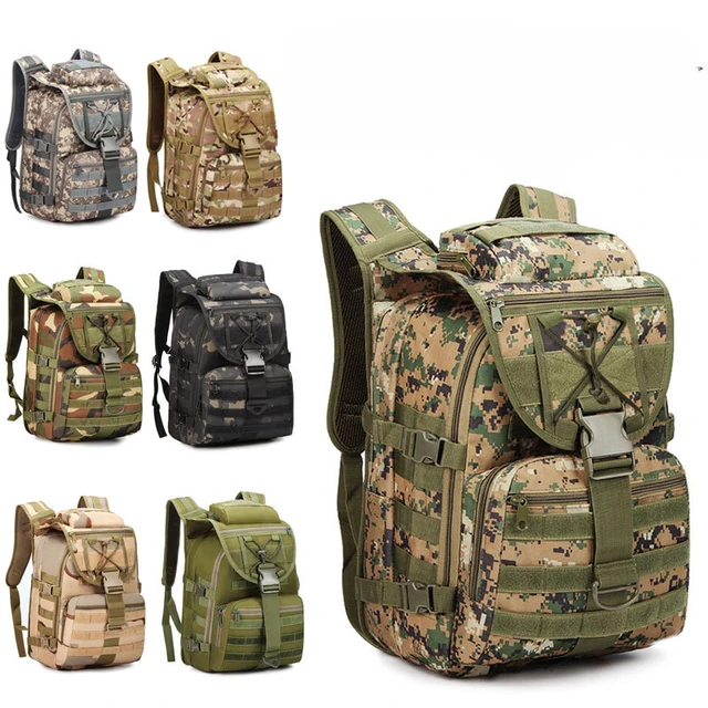 40L Military Tactical crossfit Backpack Army Assault Bag Molle System  Backpacks Outdoor Sports Backpack Camping Hiking Backpacks