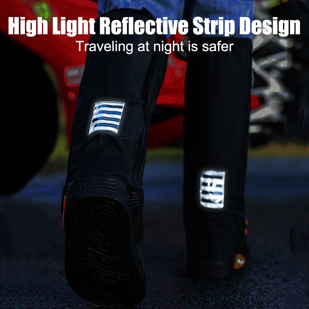 Motorcycle Scooter Bike motorcycle shoe cover Unisex Shoes Protectors 1 Pair Non-Slip Boot Covers L/XL/XXL Size For Rainy Snowy Day