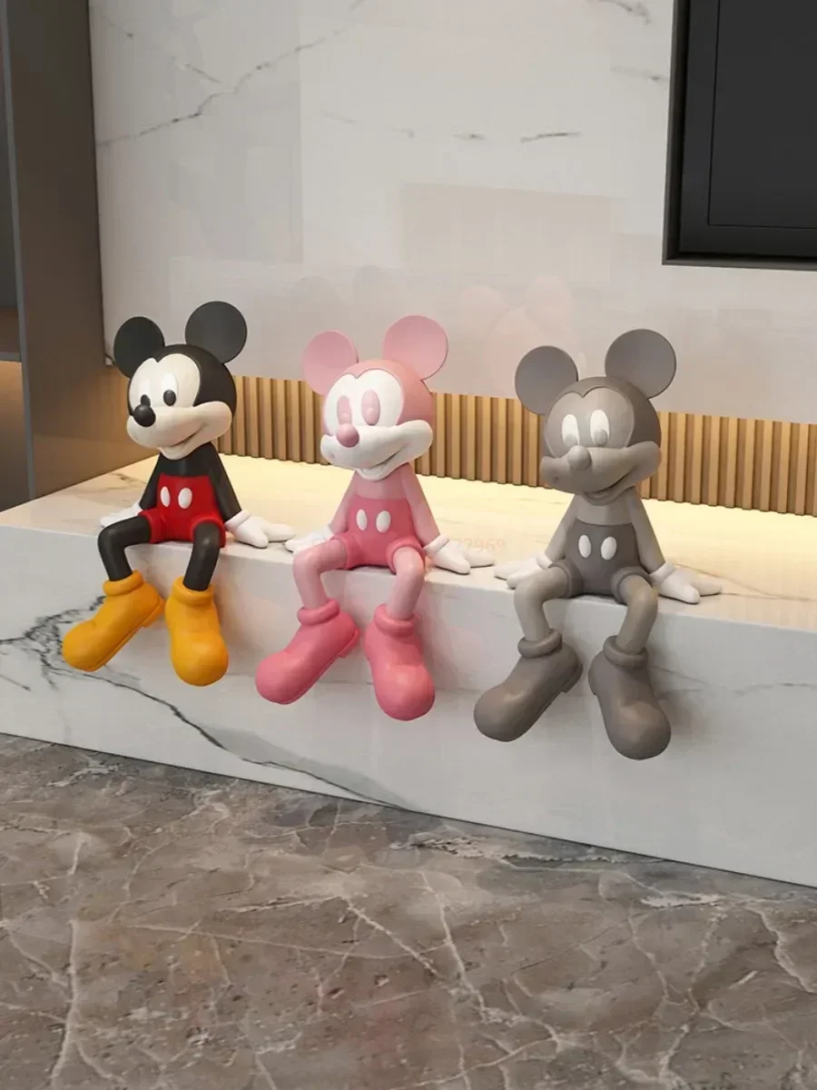 

Sitting Mickey Decorations - Living Room Entrance, Foyer, Tabletop, Home Gifts, Creative Tv Cabinets, Wall Cabinets, Wine Cabine