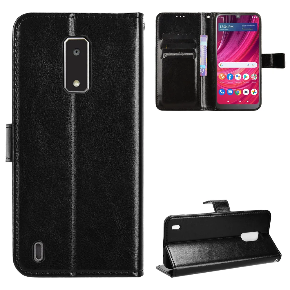 

Роскошный кожаный флип-кошелек для BLU View 4 Чехол B135DL, флип-кошелек для BLU View 2 2023