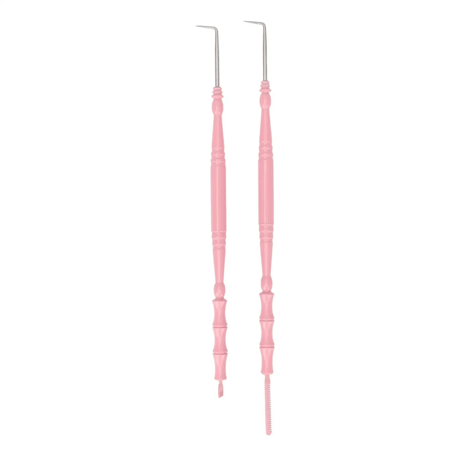 

2pcs Stainless Steel Double Head Bamboo Joint Lash Perm Separator Tool Kit