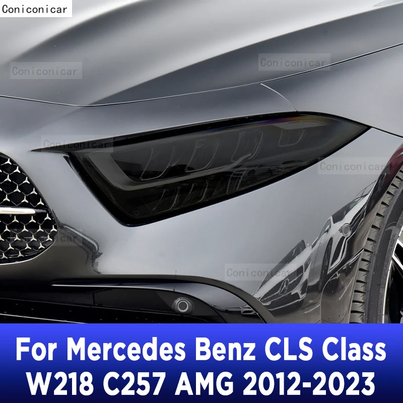 

2 шт., защитная пленка для передних фар Mercedes Benz CLS Class W218 C257 AMG