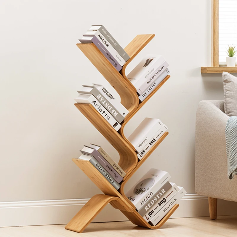 

Nook Kids Display Book Shelf Wall Modern Bedroom Garden Industrial Bookcase Wood Corner Etagere Rangement Livingroom Furniture