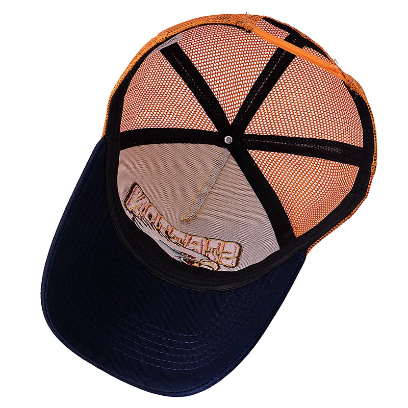 Hot Sale Unisex Fashion Eagle Head Mesh Trucker Hat Breathable Summer Baseball Cap Man Women Streetwear Snapback Hat