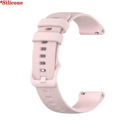 Luxurious 18mm Leather Smartwatch Strap - Elegant Wristband Bracelet Accessory for 18mm width (Rose pink)