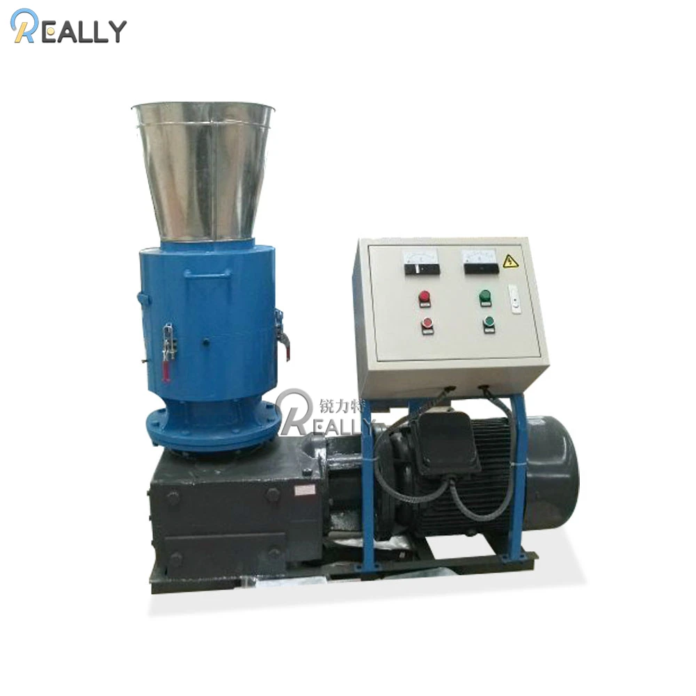 New Durable Small Flat Die Mini Sawdust Biomass Pellet Machine for Making Pine Wood Bagasse Cotton Stalk Hay Paper Pellets biomass pellet burner biomass burner material pellet wood chips sawdust for boiler for dryer