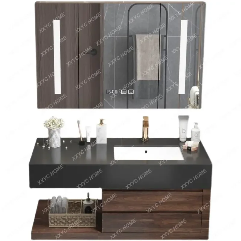 Whole Washbin Bathroom Cabinet Combination Modern Minimalist Bathroom Table Washbasin