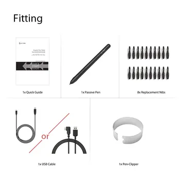 XPPen Star G640 6.5X4 Inch Graphic Drawing Tablet Design Battery Free 8192 Levels 266 RPS for Game OSU Windows Mac Chromebook 6