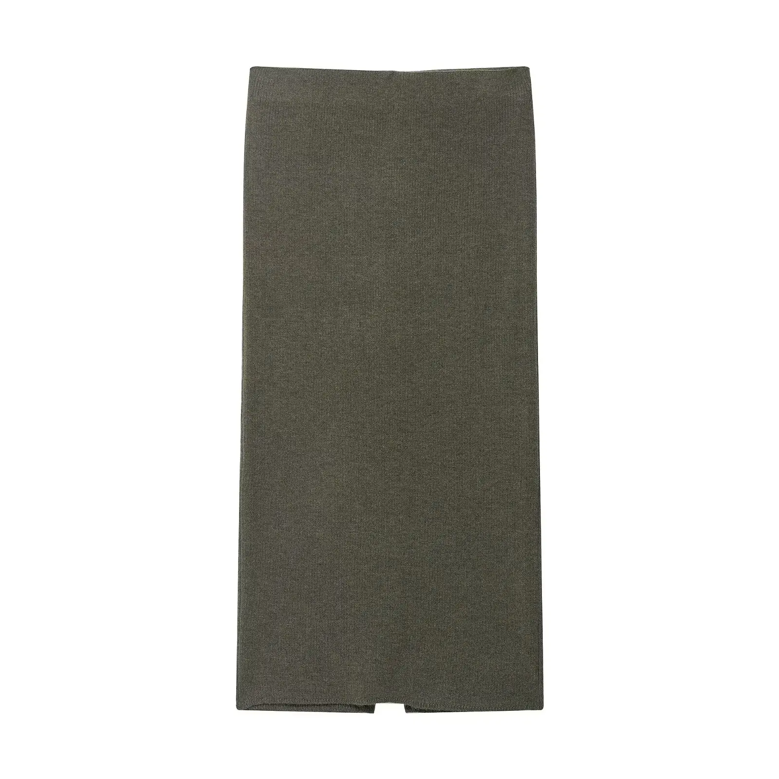 JNLEAOG Autumn New Women's Knitted Outerwear with Belt Diamond Pattern Midi Skirt Long Sve round Ne Two-Piece Set Faion