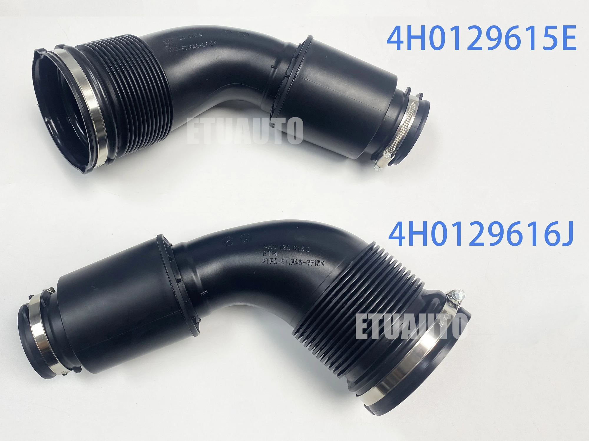 For Audi A8 D4 S8 4.0L Engine Air Intake Hose Pipe Left And Right 4H0129615E 4H0129616J 2