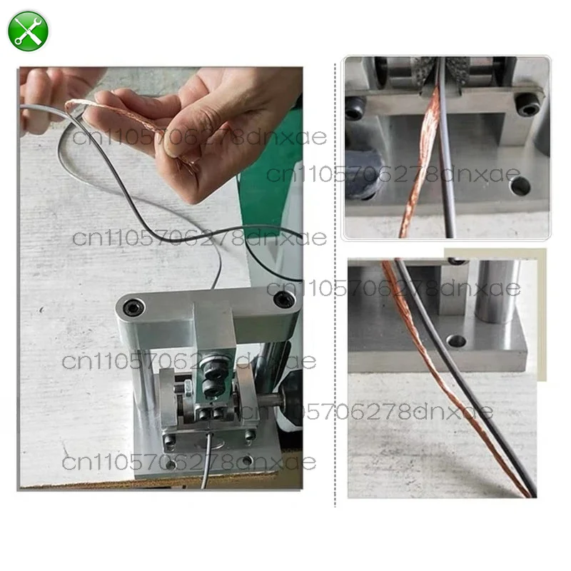 스크랩 와이어 수동 미니 와이어 스트리핑 기계, 1-15mm 직경 케이블 피일러
