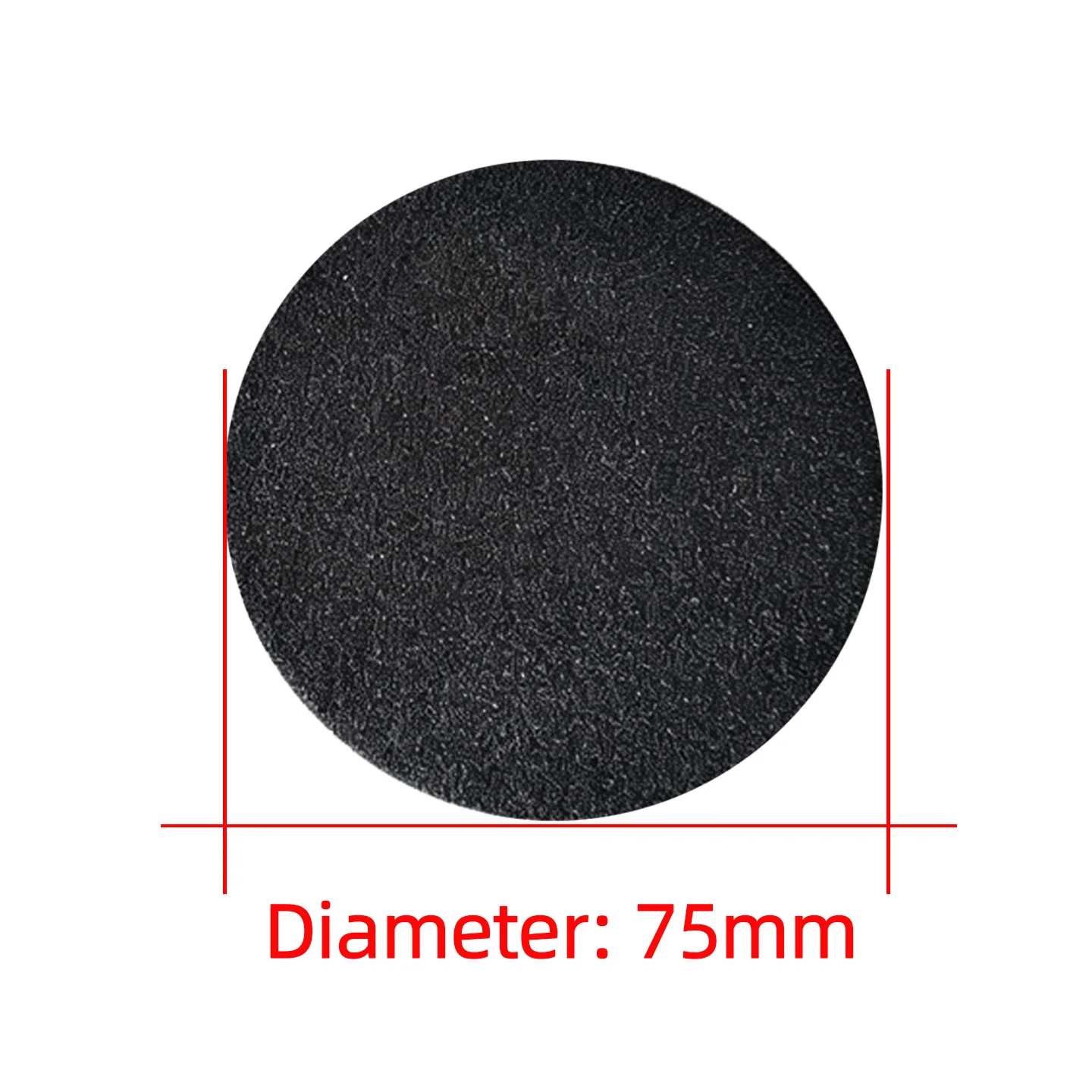 75mm 3인치 독일산 스폰지 사포 원형 샌딩 패드 자동차 유리 금속 연마용 미세 연마 폼 디스크