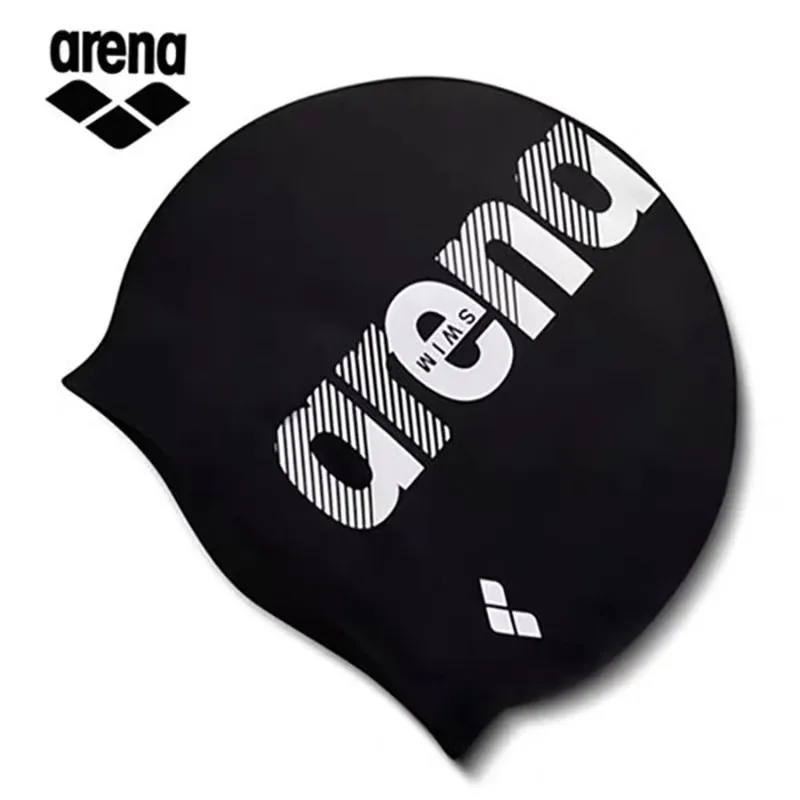 Arena Silicone Swimming Cap for Men and Women, Non slip, Waterproof, Low Resistance, Speed up Professional Swimming Equipment