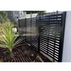 Aluminum Horizontal Slat Fence Panels Elegant Outdoor Fencing Trellis Gates 1