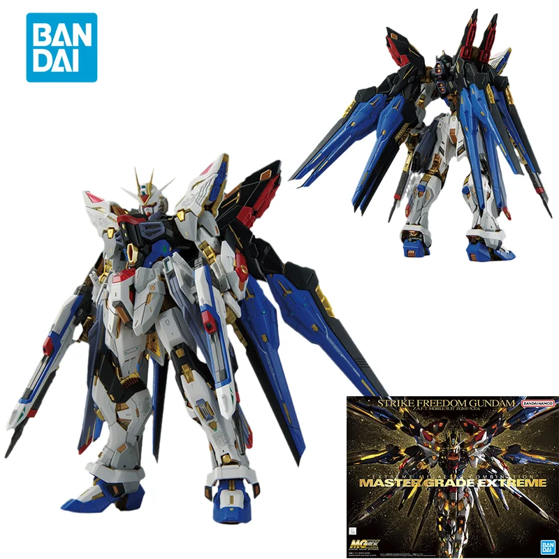 Spot Consegna Diretta Bandai Original Gundam Anime Figure Mgex Strike Freedom Gundam Action Figure Assembly Model Toys For Kids