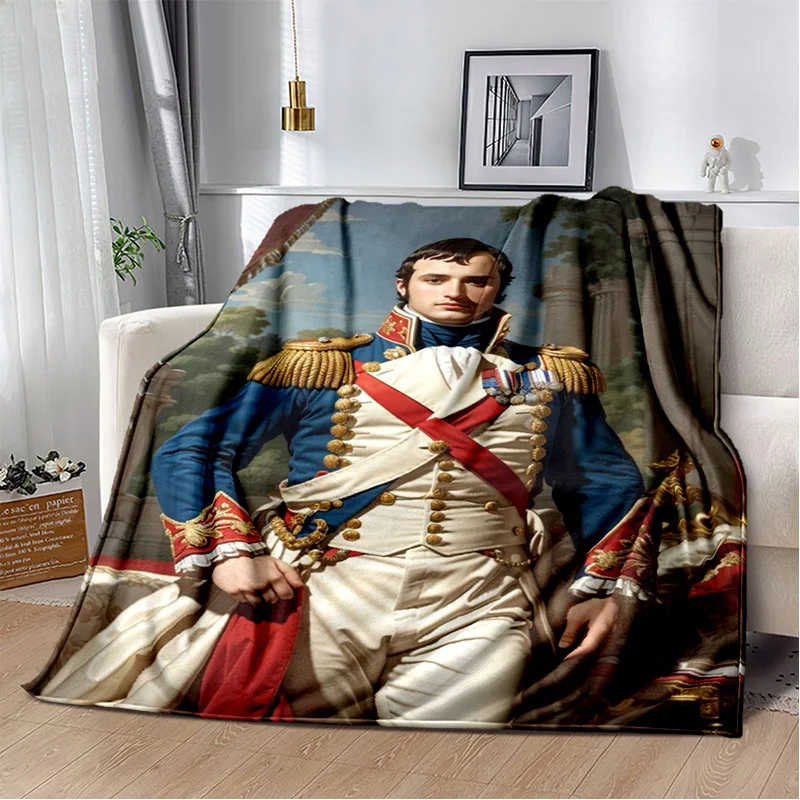 Napoleon Bonaparte printed blanket, French Emperor, Italian King, sofa cover blanket, blanket, bedsheet blanket 3