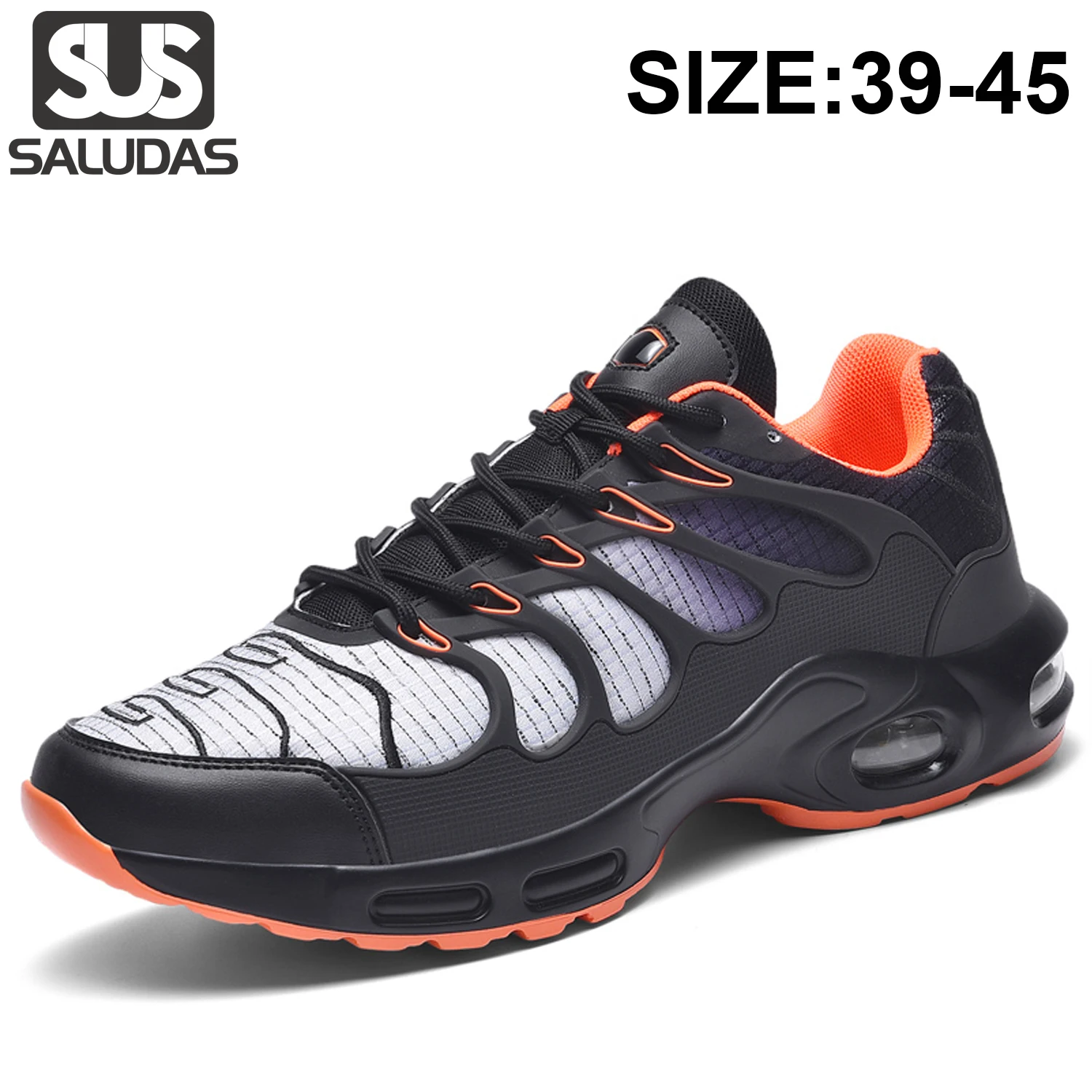 

SALUDAS Men Sneakers Air Cushion Casual Running Shoes Breathable Cushioning Outdoor Tennis Sneakers Men's Sports Shoes