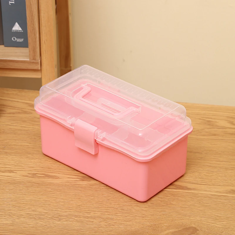 School Stationery Makeup Organizer Desktop Storage Box Container For Cosmetics Stationery Jewelry Home Office Plastic Organizer