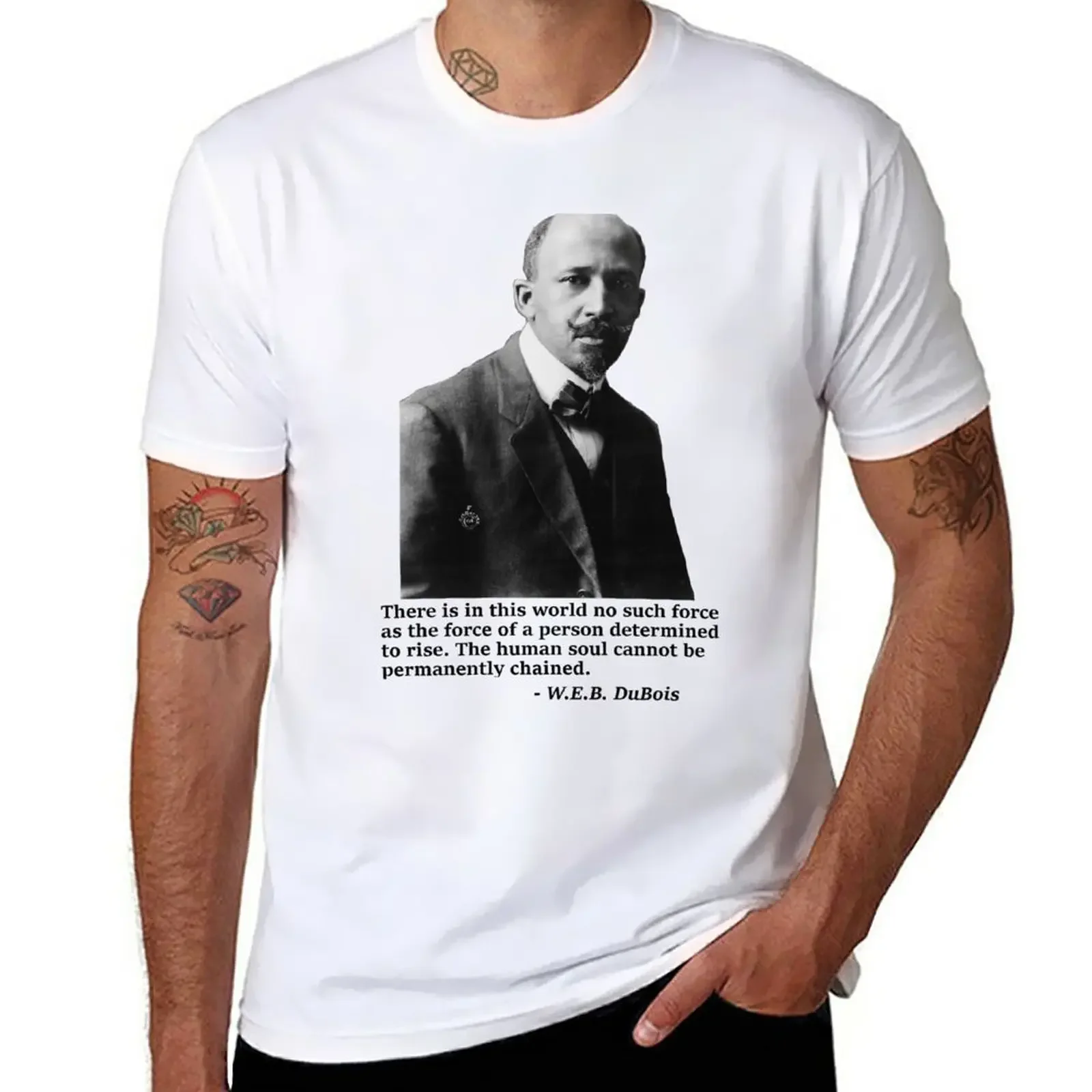 

W.E.B. DuBois T-Shirt customs design your own heavyweights oversizeds mens t shirts casual stylish