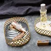 Nordic Cross-border Iron Jewelry Makeup Storage Tray Jewelry Store Jewelry Store Purchase Basket Desktop Storage Box 2