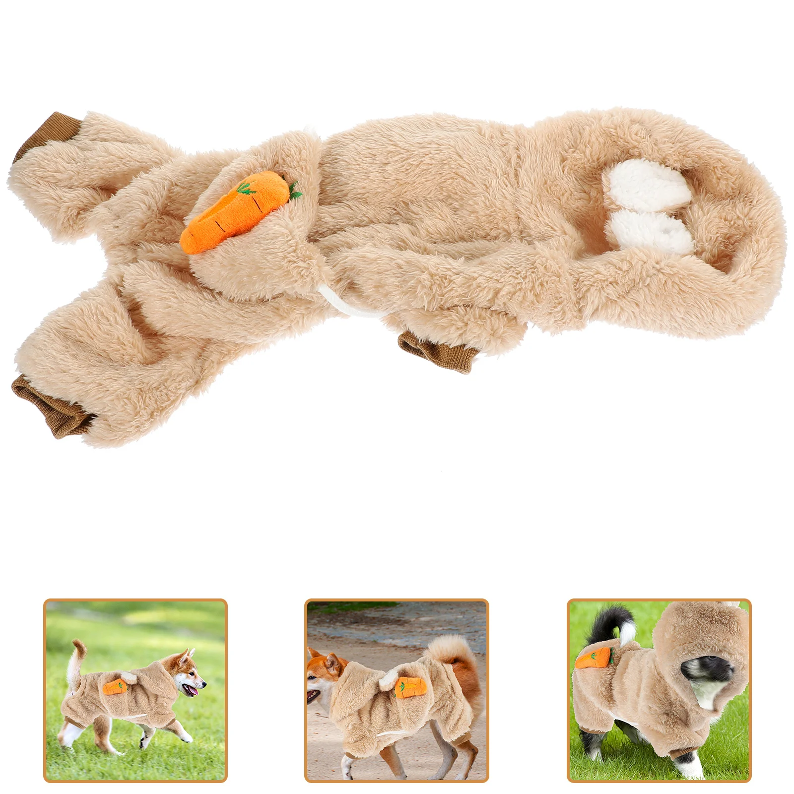 

Small Dog Clothes Coat Winter Fleece Warm Puppy Clothing Pet Apparel Outfit (M)