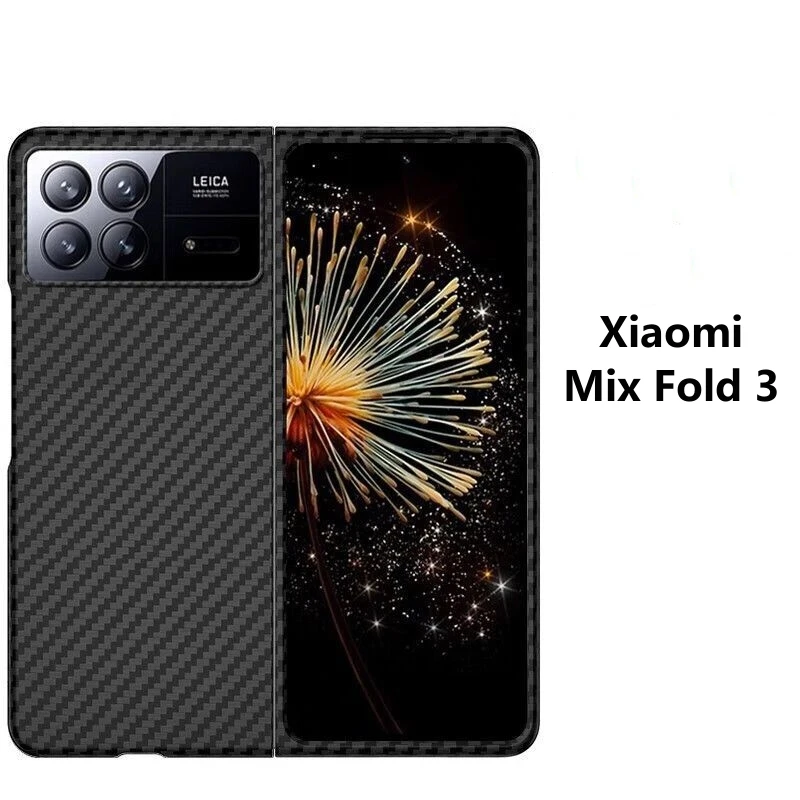 Sleek Matte Carbon Fiber Pattern Shockproof Phone Cover