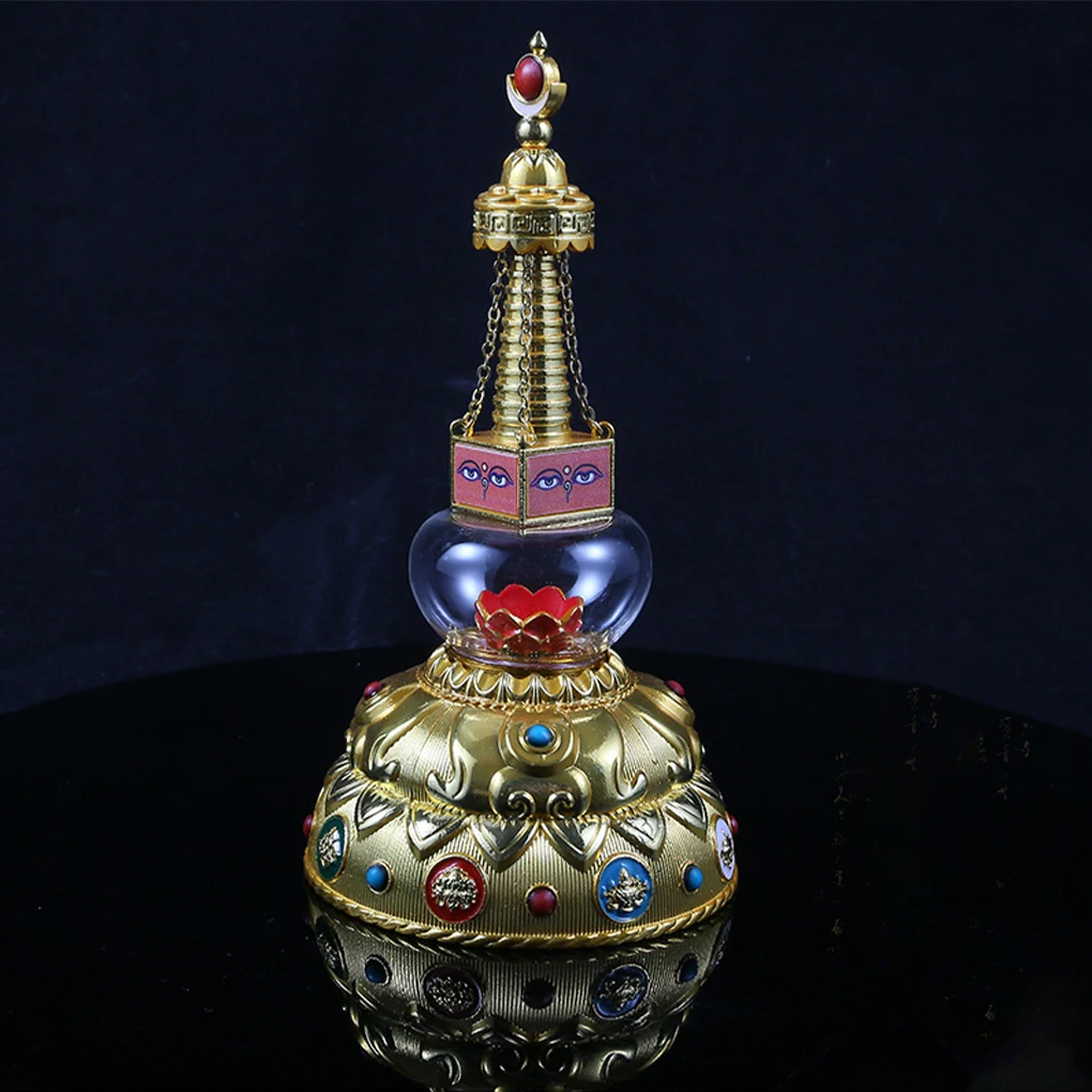 

Изысканный Тибетский орнамент Stupa для спокойной атмосферы дома, подходит для любого случая, выбор подарка