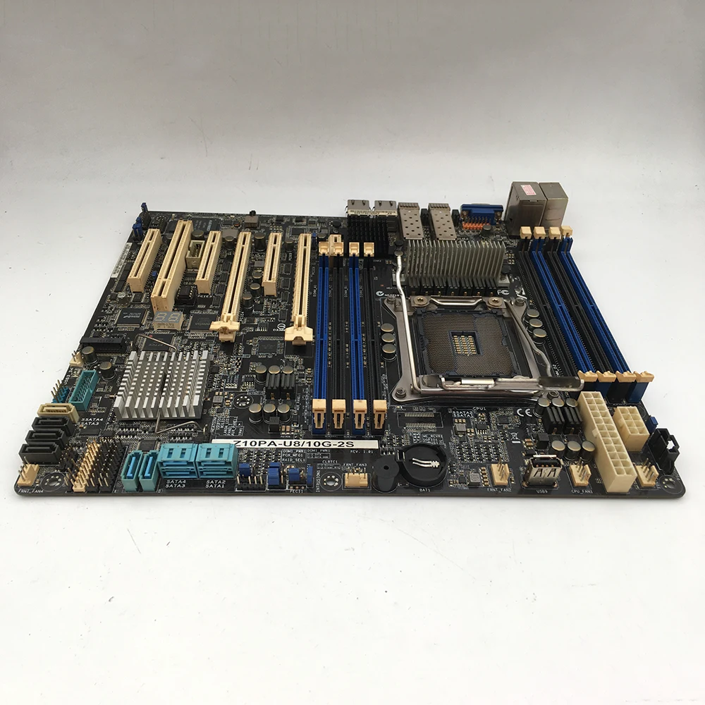 ASUS Z10PA-U8/10G-2S 2011-3 C612 DDR4용 워크스테이션 마더보드는 완전히 테스트된 좋은 품질